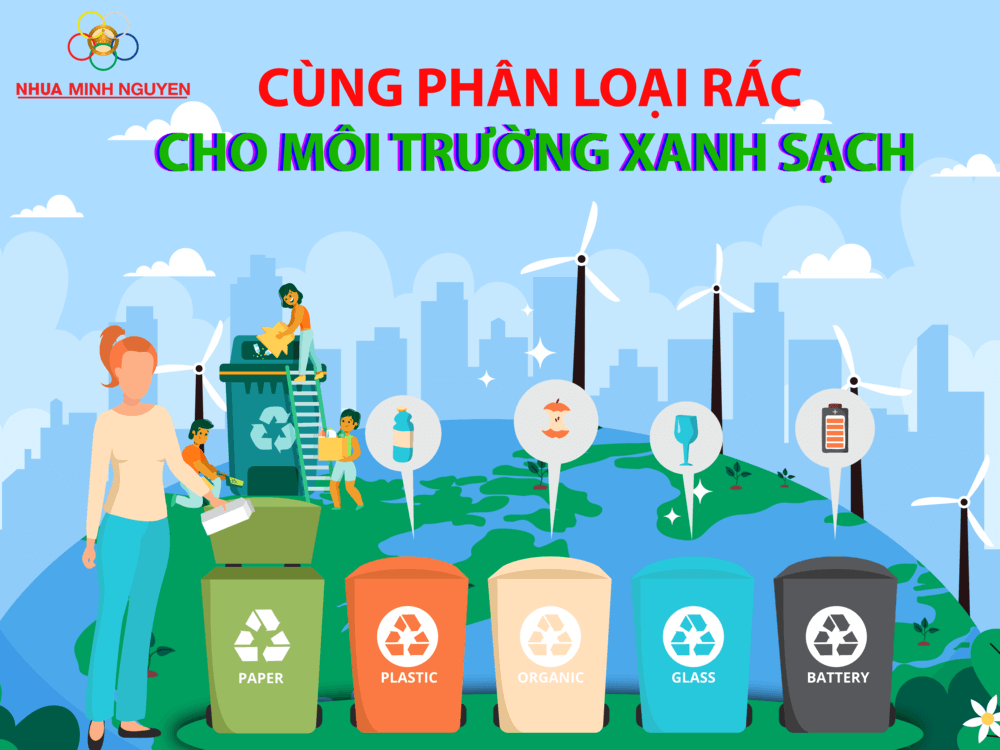 cùng phân loại rác cho môi trường xanh sạch